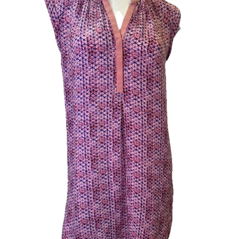 Rebecca Taylor Pink Geometric Swim Coverup